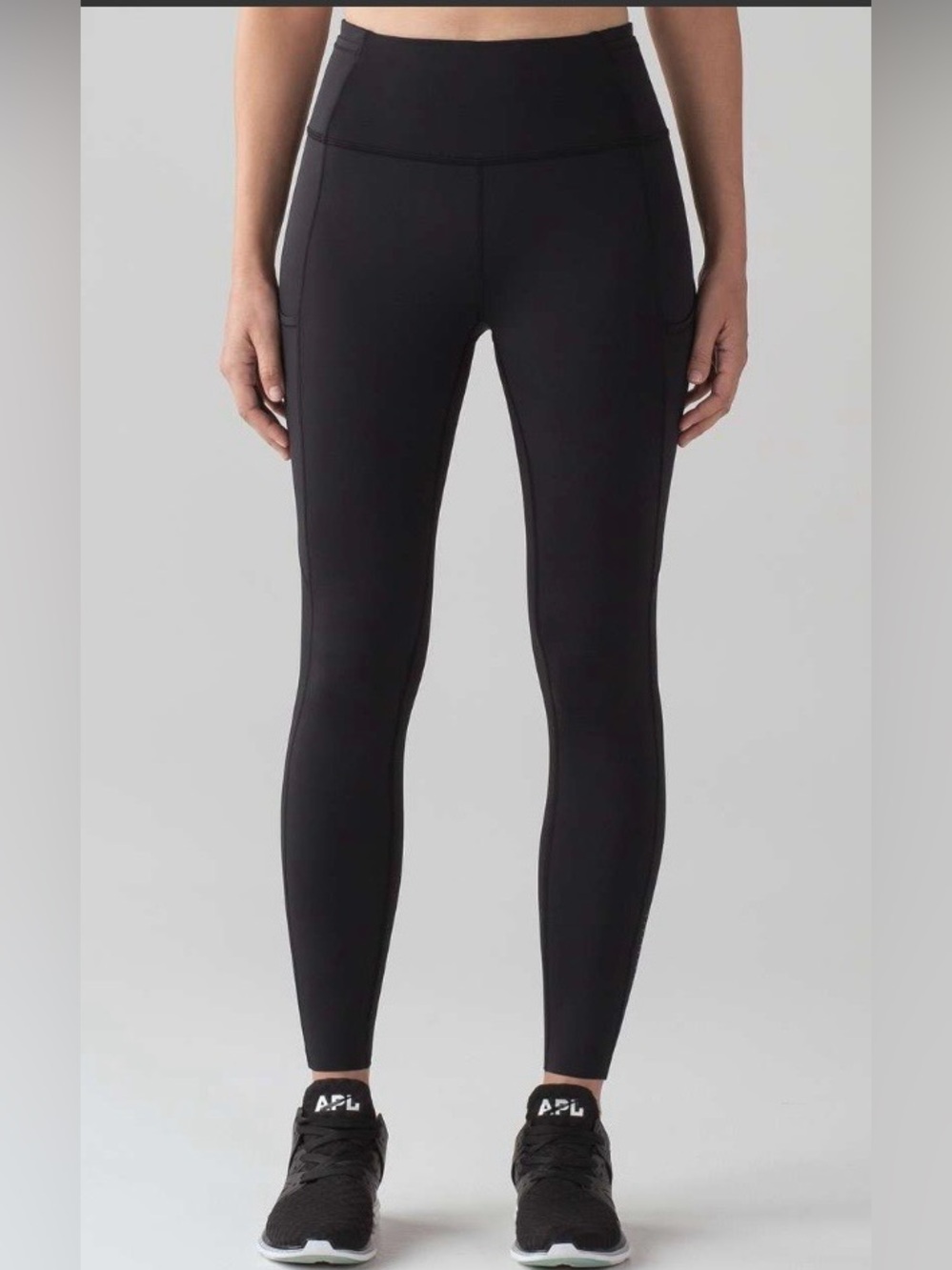 Lululemon Fast & Free 7/8 Tight II *Nulux 25" in Black | Size 4